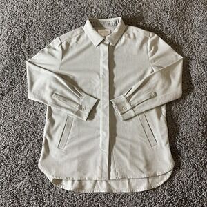 Ministry of Supply Gray Button Down Shirt